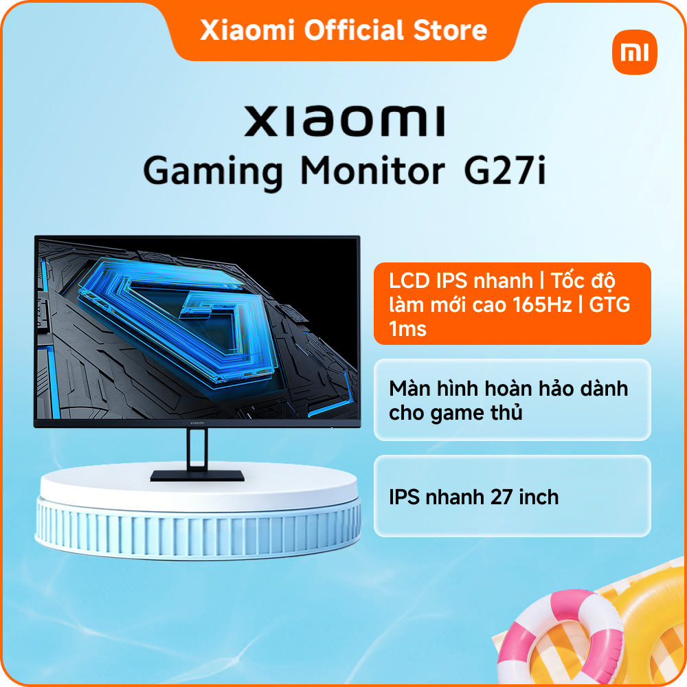 Màn Hình Xiaomi Gaming Monitor G27i LCD IPS nhanh | Tốc độ làm mới cao 165Hz | GTG 1ms