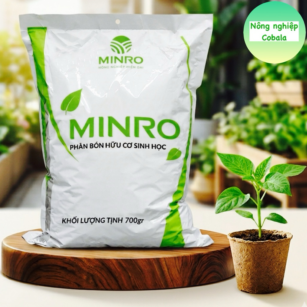 Phân Bón Hữu Cơ Sinh Học MINRO (700GR)
