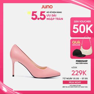 Giày cao gót nữ 9cm thời trang juno mũi nhọn cg09104