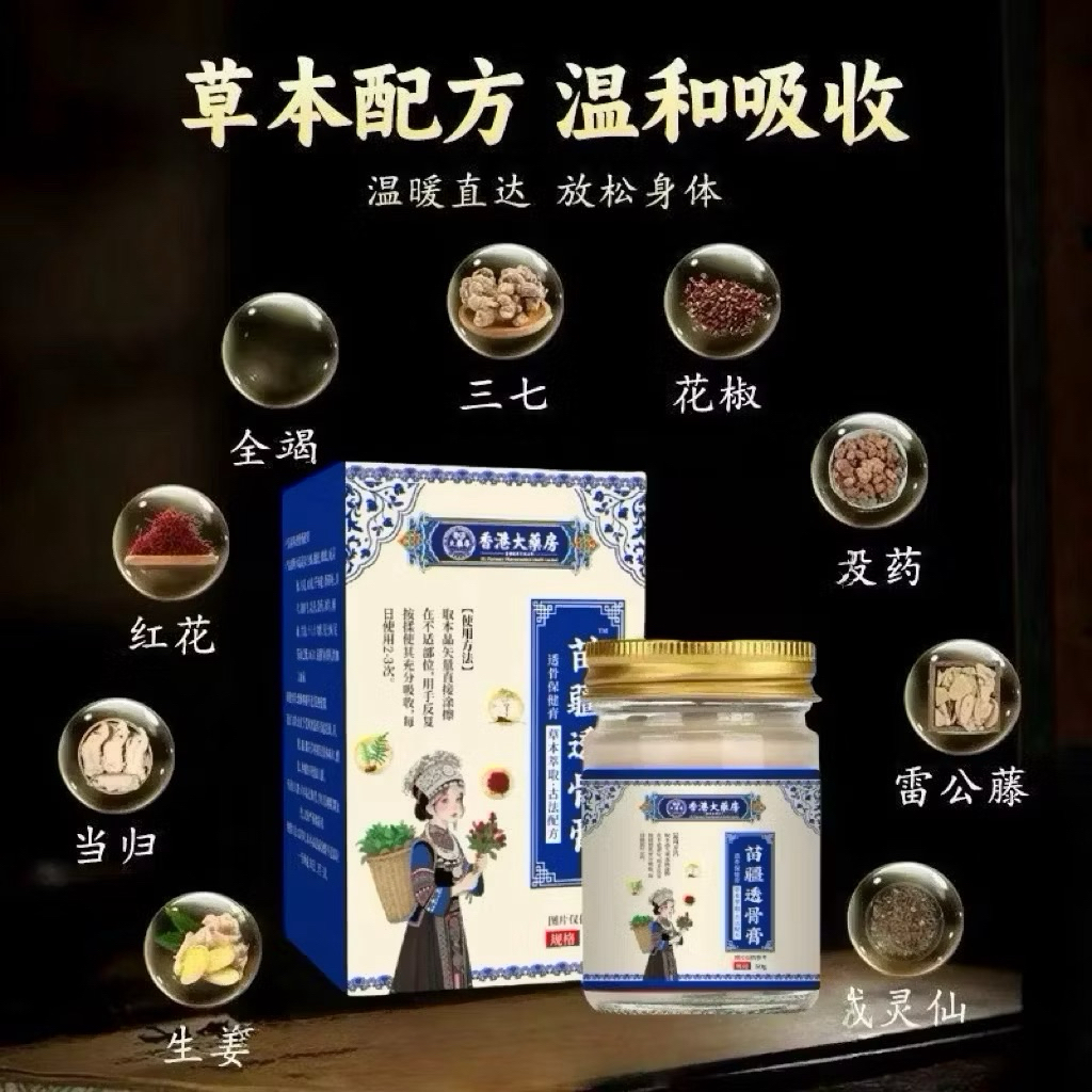 Cao xoa bóp LI SHI ZHEN GAO Giúp Giảm Đau, Tê Bì Và Ê Mỏi Ở Các Vùng Cổ, Vai, Gáy, Thắt Lưng, Đầu Gố