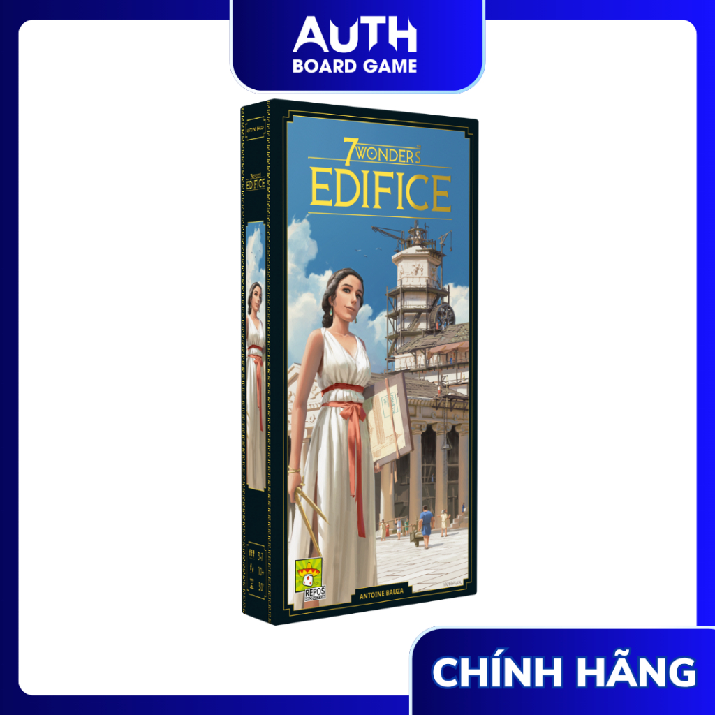 [Chính Hãng] 7 Wonders: Edifice – Expansion Board Game Xây Dựng Công Trình Chung