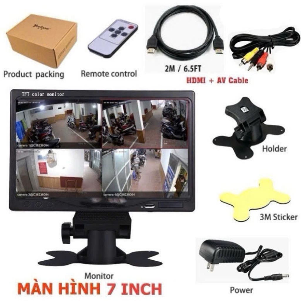 Màn Hình Test Camera 7inch CAR 2589 giá rẻ