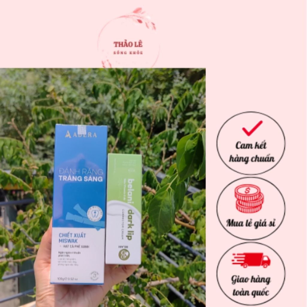 Bộ Kem Trắng Răng ABERA và Kem Thâm Môi BELANI mang đến nụ cười tỏa sáng, đầy tự tin