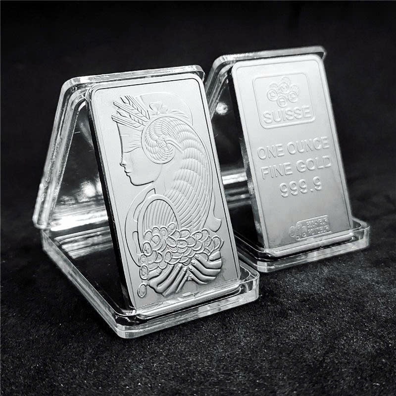 Bạc Thẻ, Bạc Miếng, Thanh Bạc Trang Trí Phong Thuỷ Thần Tài 9999 (FINE GOLD 1 OUNCE)