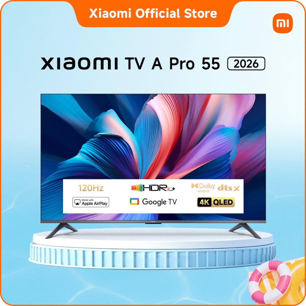 [TV Mới] Xiaomi TV A Pro 55'' 2026 | Màn hình QLED 4K độ sáng cao với công nghệ làm mượt chuyển động