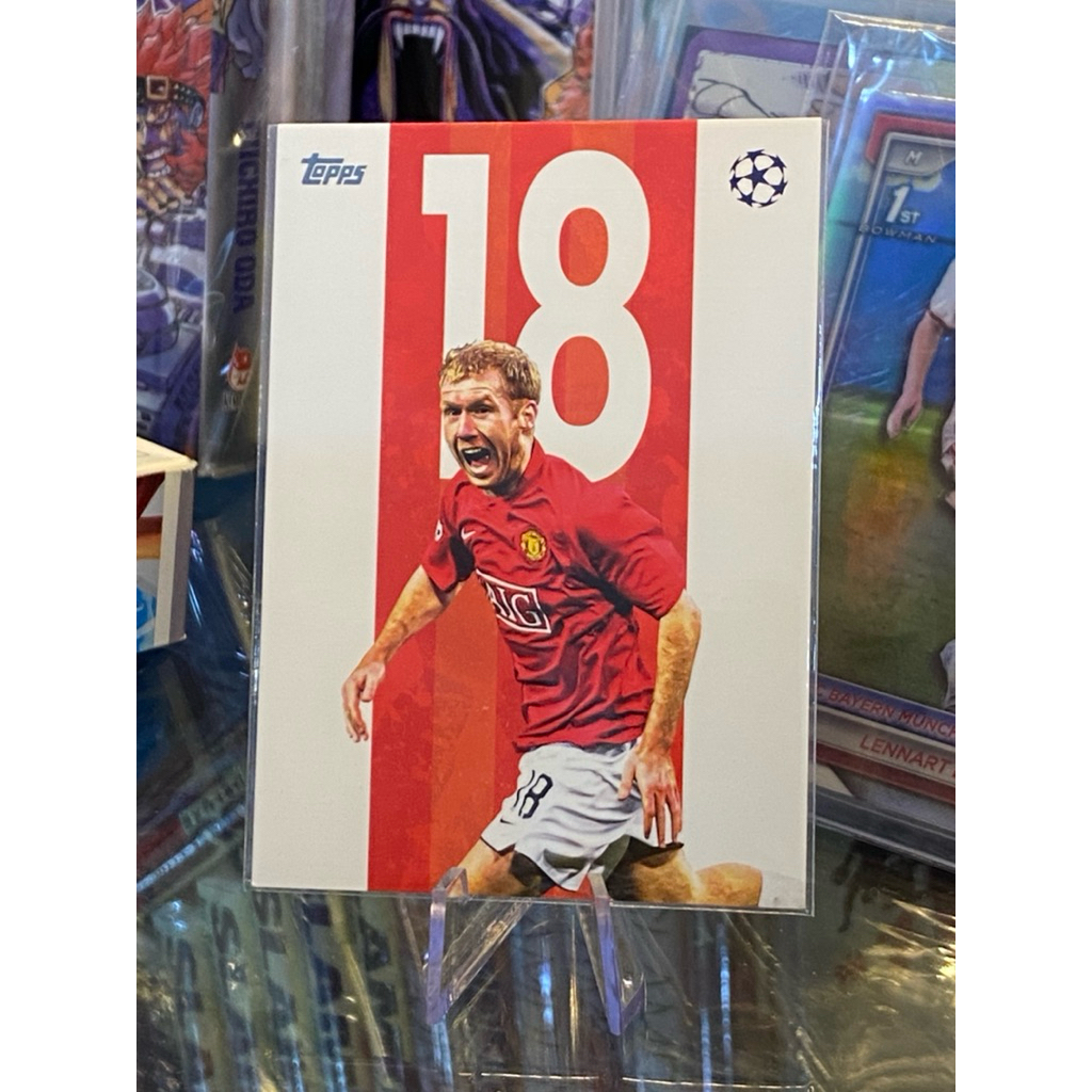 [HÀNG HIẾM] Thẻ Cầu Thủ Huyền Thoại Paul Scholes Topps Flagship UCC 2025-26 Áo Manchester United BB-