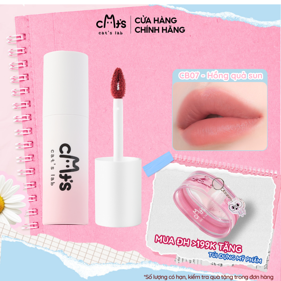 Son Kem Cat's Lab Blur Lip Velvet Chất Lì Mềm Mịn và Dễ Tán 2.5g