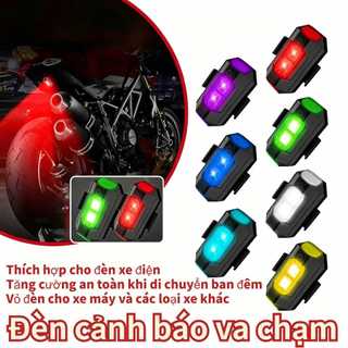 UTUONY Đèn LED Nhấp Nháy Nhiều Chế Độ Màu Gắn Đôi Xe Máy Cảnh Báo 32 màu,Đèn chiếu sáng ô tô