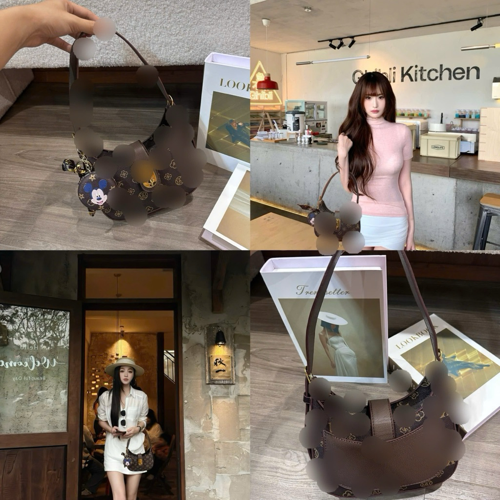 (Full-Box) Túi xách kẹp nách JK TẶNG KÈM GƯƠNG VÀ KHĂN đeo vai đeo chéo sang chảnh