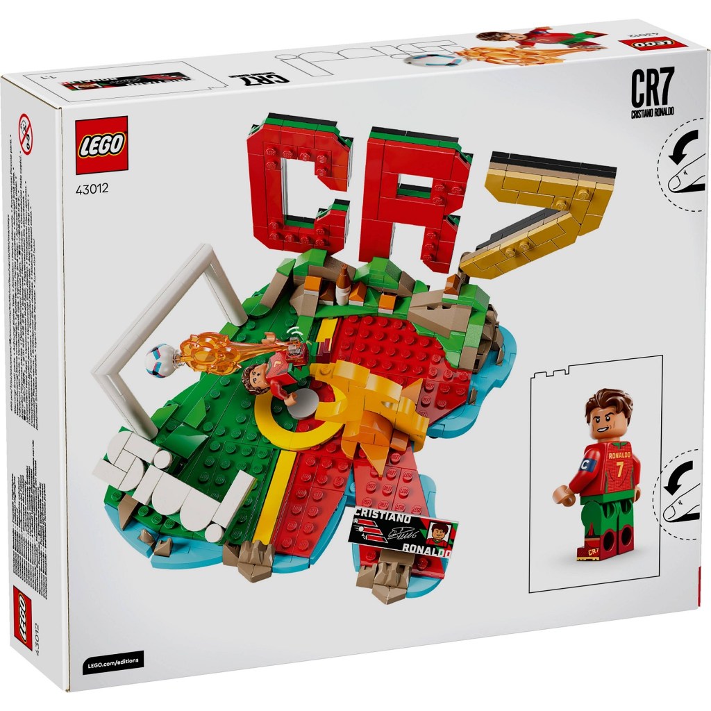 [Hàng có sẵn] 43012 LEGO Set Edition Cristiano Ronaldo – Football Highlights - Đồ chơi lắp ráp, sân 