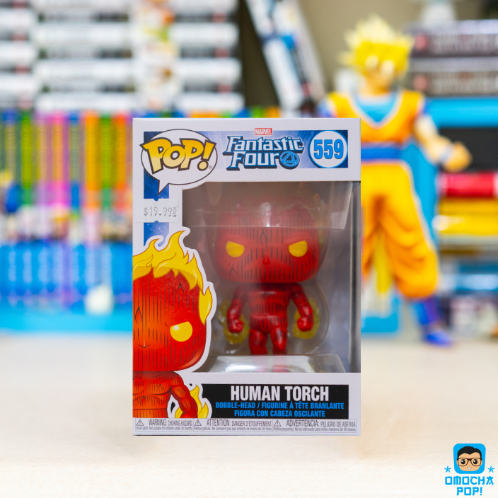 Mô Hình Chính Hãng Funko Pop Marvel - Fantastic Four : Human Torch #559
