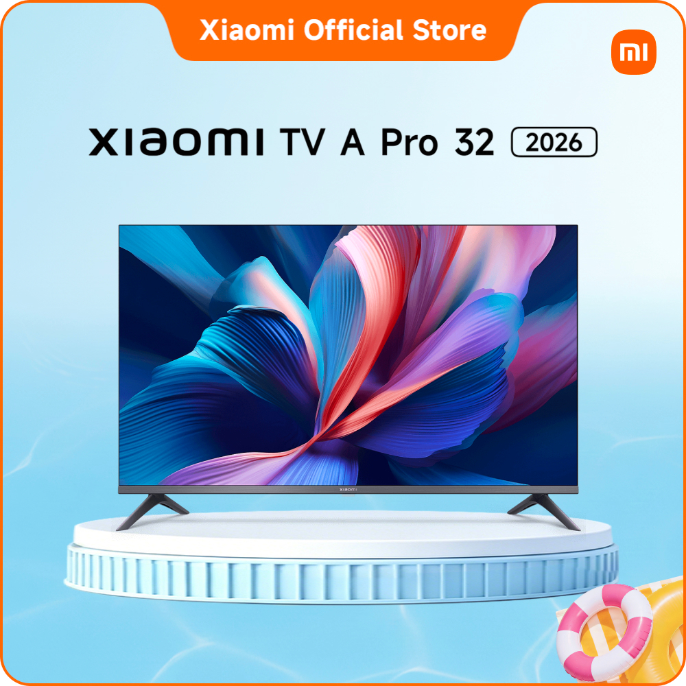 Xiaomi TV A Pro 32 2026 | Bề mặt kim loại bắt mắt với thiết kế khung viền siêu mỏng