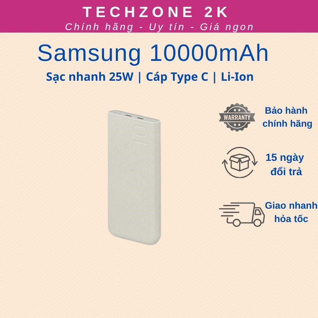 Pin sạc dự phòng Samsung 10000 mAh Type C 25W EB-P3400