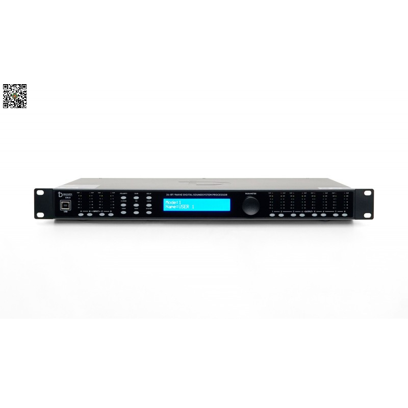 Crossover DBacoustic CR4.8 Chính Hãng – Cos Số 4 In 8 Out, DSP 48bit Cho Âm Thanh Chuyên Nghiệp