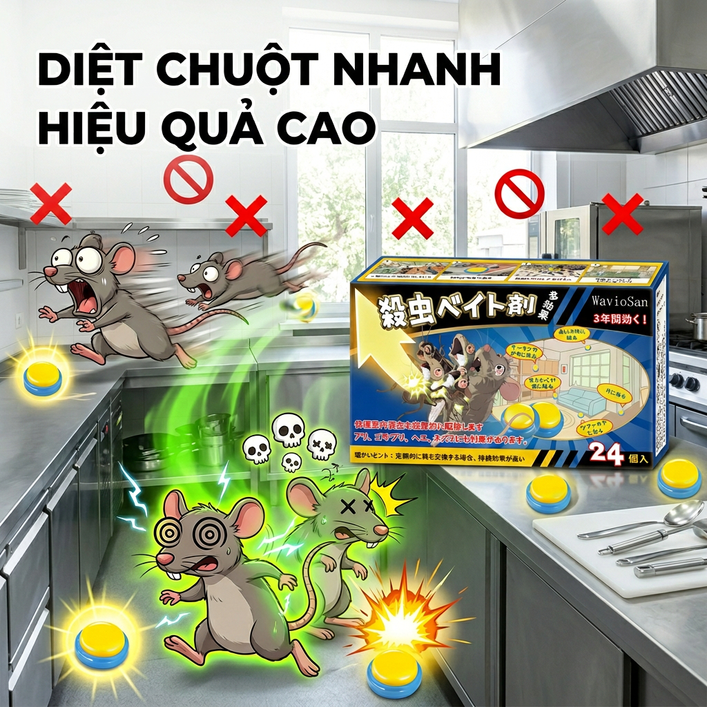 🐭 Diệt chuột tận gốc – sạch cả ổ chỉ sau vài ngày🐭TOM Thuốc diệt chuột Thuốc diệt chuột hiệu quả thu