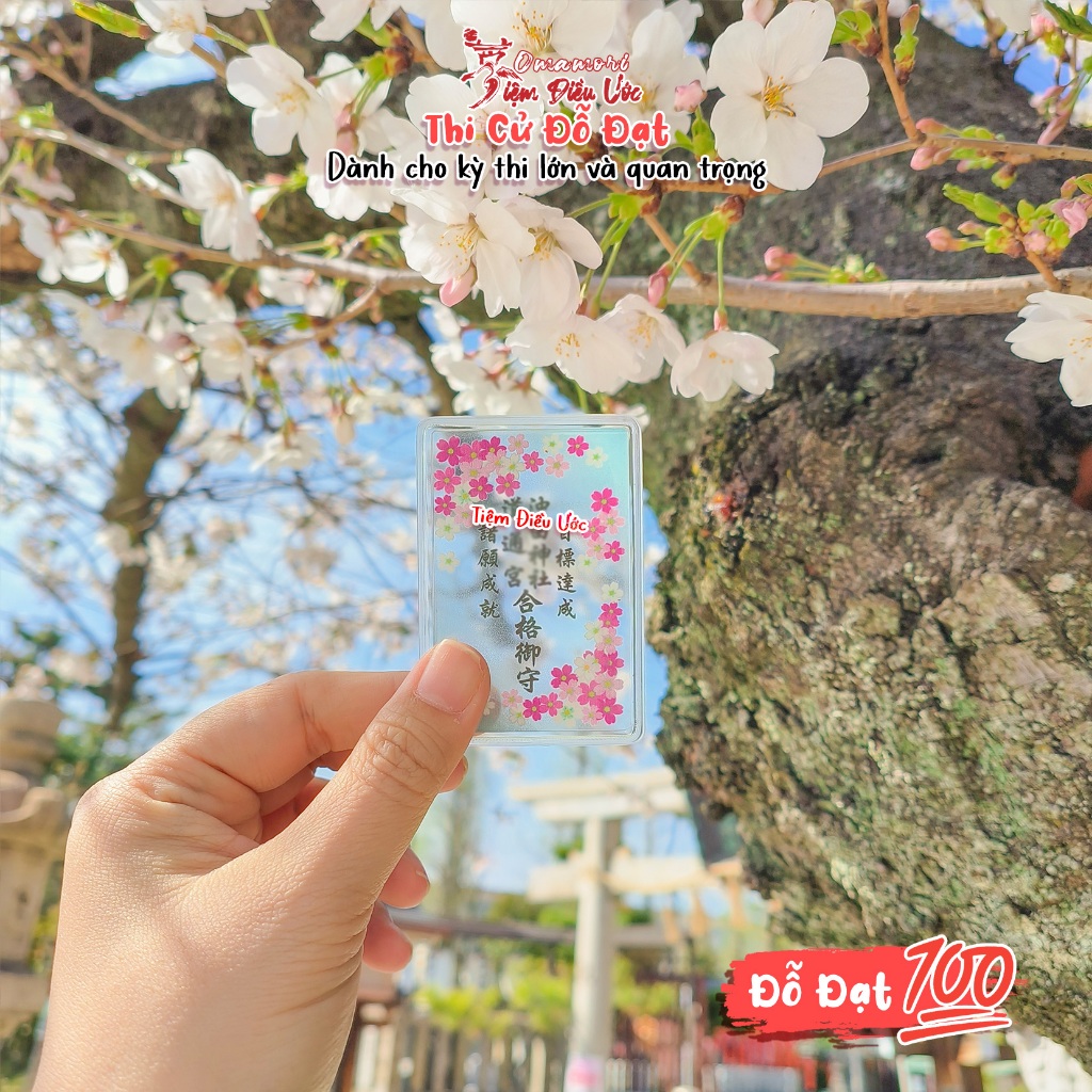 Hàng Nhật Omamori Đỗ Đạt - Từ Đền tại Okayama, Nhật Bản - Hàng thật - Quà tặng ý nghĩa