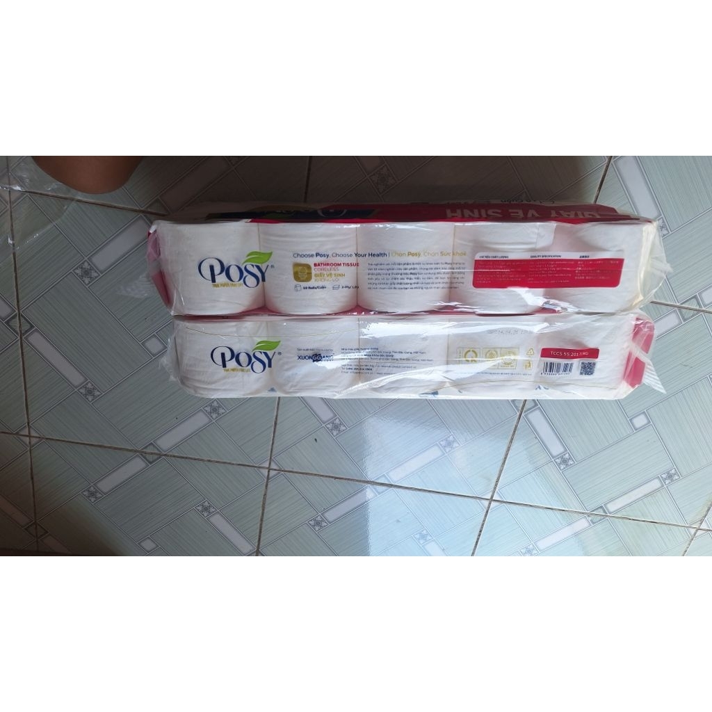COMBO 2 BỊCH GIẤY VỆ SINH 10 CUỘN POSY