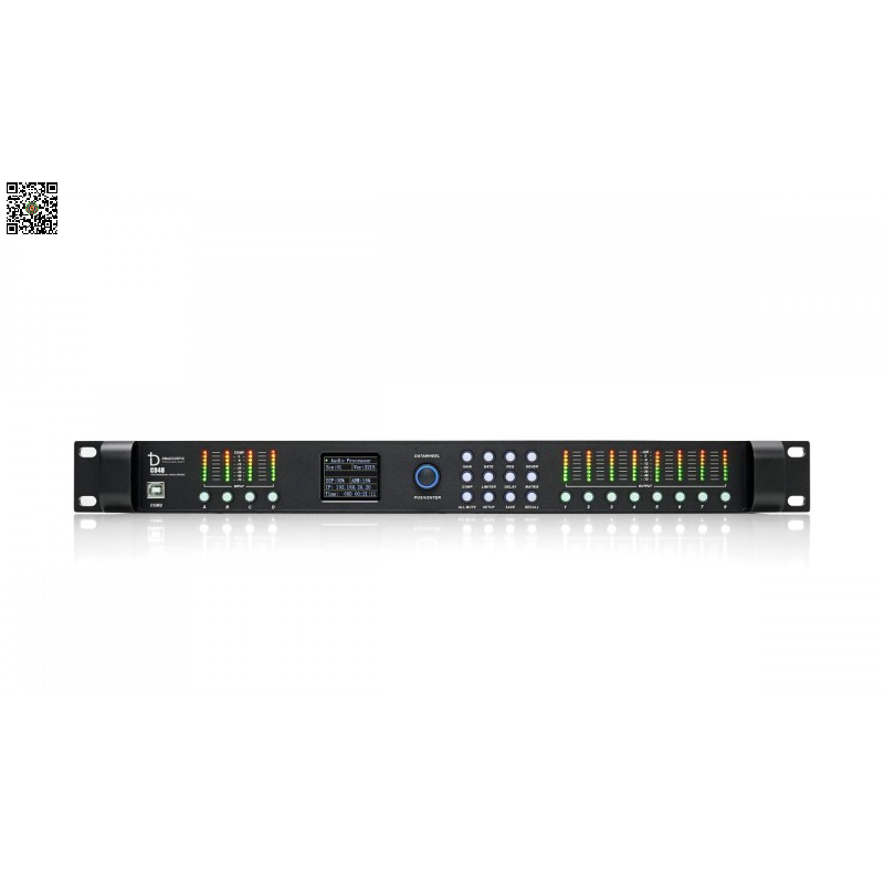 Crossover DBacoustic CD48 Chính Hãng – Cos Số 4 In 8 Out DSP 48bit Cho Dàn Âm Thanh Chuyên Nghiệp