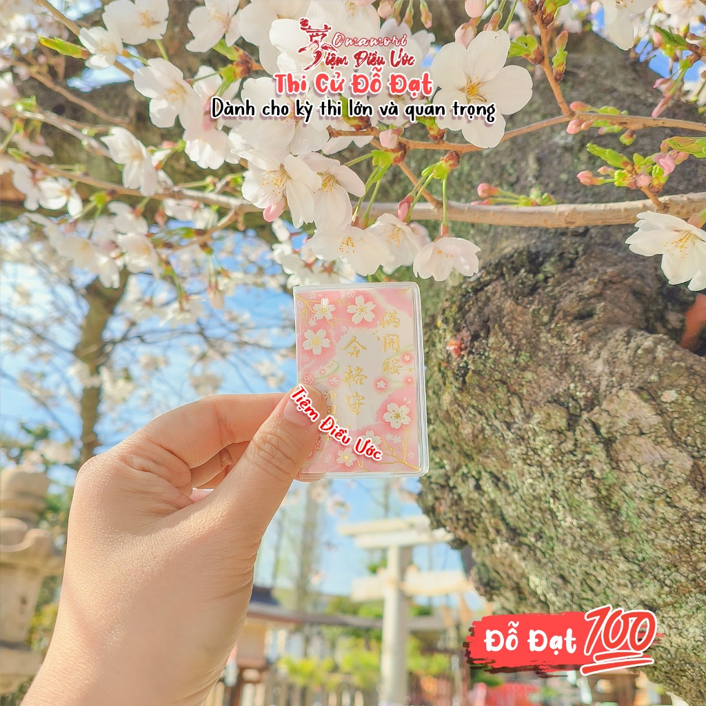 Hàng Nhật Omamori Đỗ Đạt - Từ Đền tại Okayama, Nhật Bản - Hàng thật - Quà tặng ý nghĩa