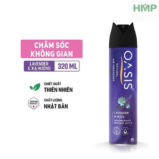Xịt Phòng Oasis Natural 320ml