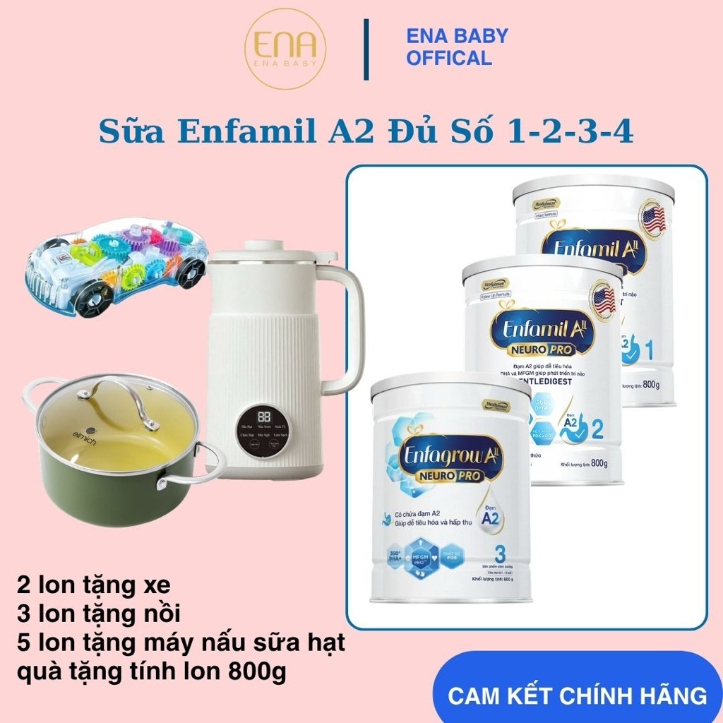 Enfamil A2 Sữa Công Thức Đạm A2 Thuần Chủng Đủ Số