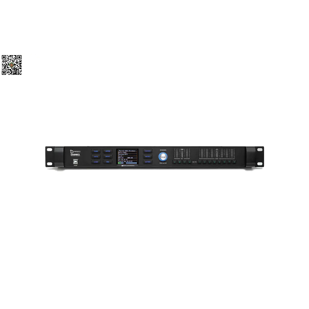 Crossover DBacoustic CD4008RTS Chính Hãng – Cos Số 4 In 8 Out DSP 32bit Cho Âm Thanh Chuyên Nghiệp