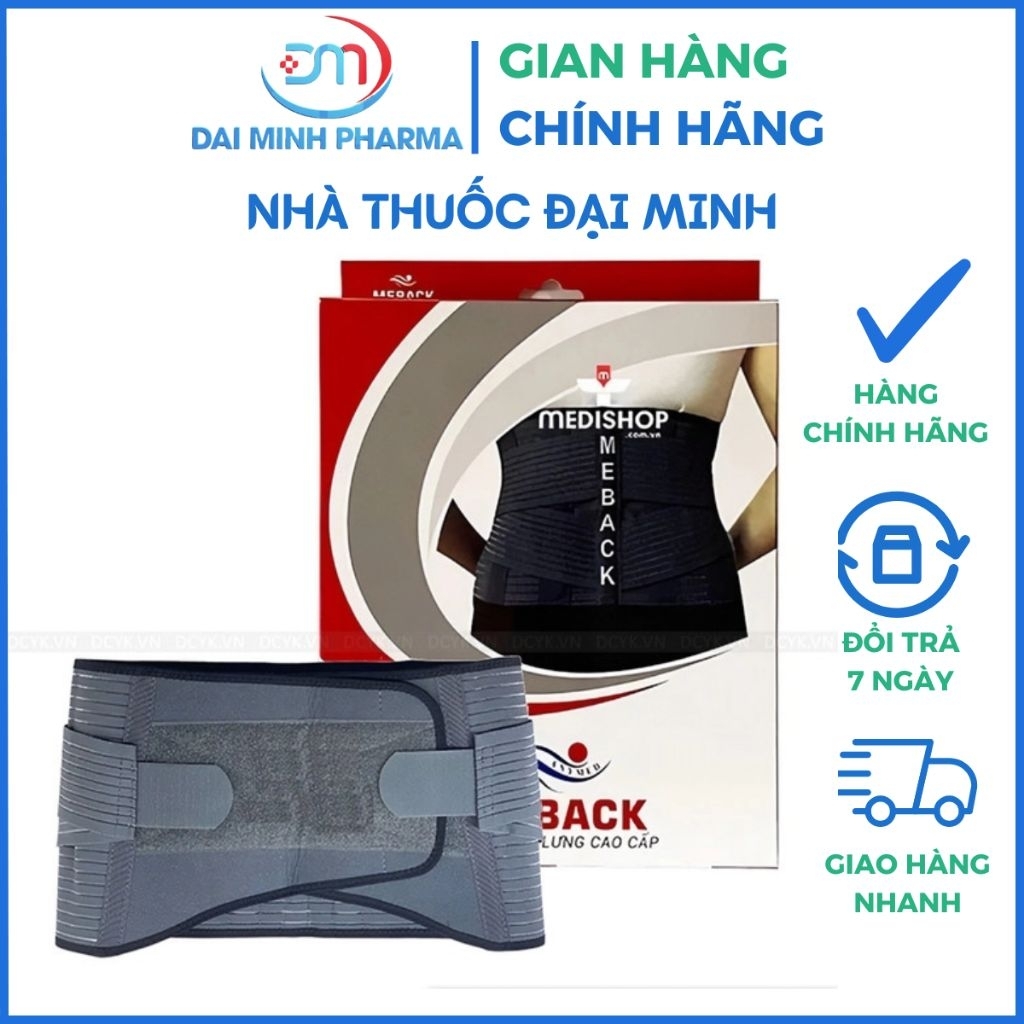 Đai Cột Sống Lưng Meback ANYMED – Đai Thắt Lưng Cao Cấp Meback
