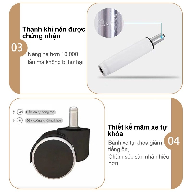 Ghế máy tính gia đình công thái học, ghế văn phòng xoay ngồi lâu, ghế thể thao điện tử, ghế tựa lưng học tập | BigBuy360 - bigbuy360.vn