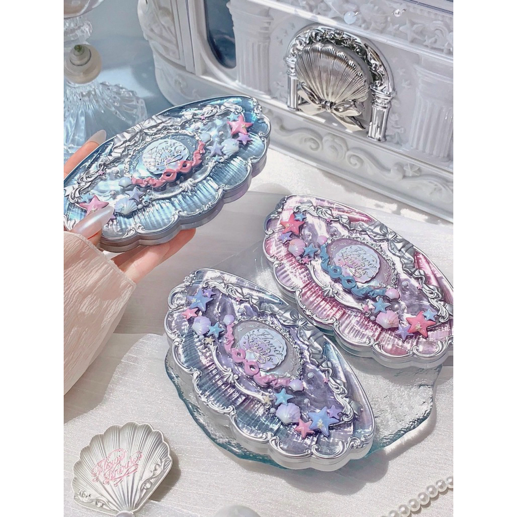 Bảng Mắt 6 ô Vỏ Sò Shell’s Jewel Flower Knows Chính Hãng