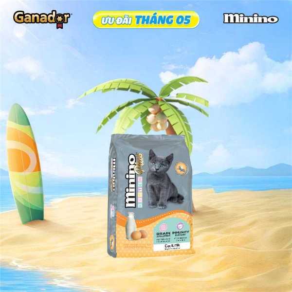 Thức ăn hạt Minino Kitten Plus cho mèo 350g