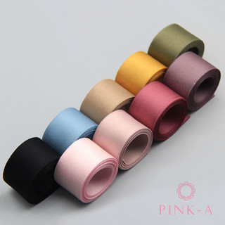*(SET 2M/CUỘN 9M) Ruy băng lụa mờ Hàn Quốc cao cấp CỠ 25MM làm nơ, trang trí DIY, decor, gói quà, gói hoa, phụ kiện may