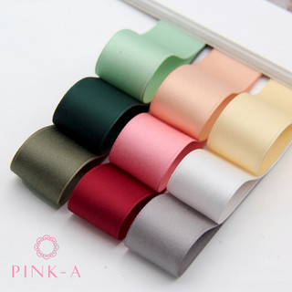 *(SET 2M/CUỘN 9M) Ruy băng lụa mờ Hàn Quốc cao cấp CỠ 25MM làm nơ, trang trí DIY, decor, gói quà, gói hoa, phụ kiện may