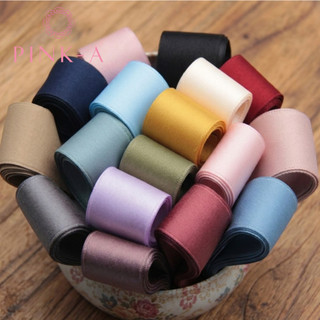 *(SET 2M/CUỘN 9M) Ruy băng lụa mờ Hàn Quốc cao cấp CỠ 25MM làm nơ, trang trí DIY, decor, gói quà, gói hoa, phụ kiện may