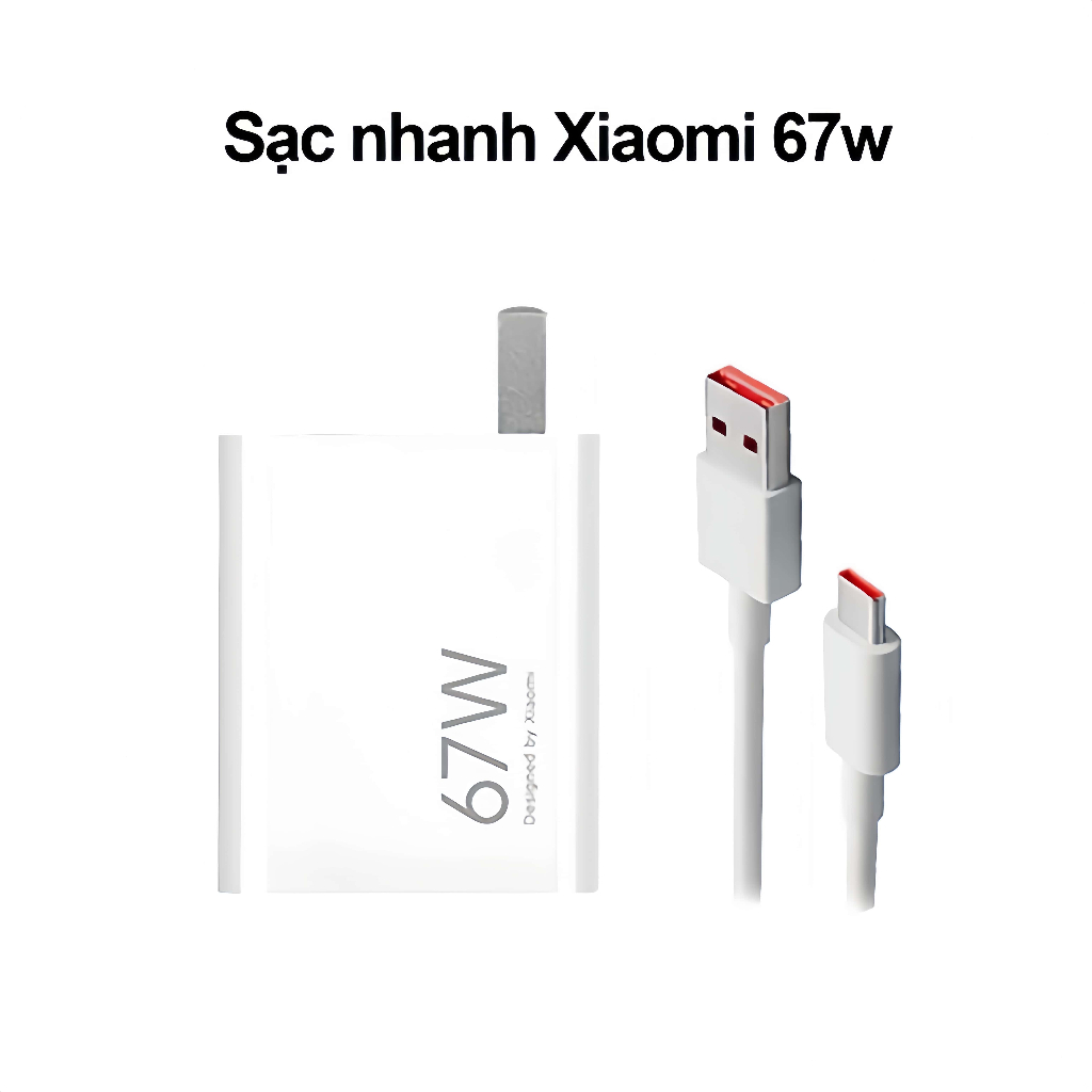 Sạc Xiaomi 67W, Sạc Nhanh Xiaomi 67W, Bộ Sạc Nhanh Xiaomi 67W ,Sạc Xiaomi 67W Bóc Máy, Bảo Hành 6T