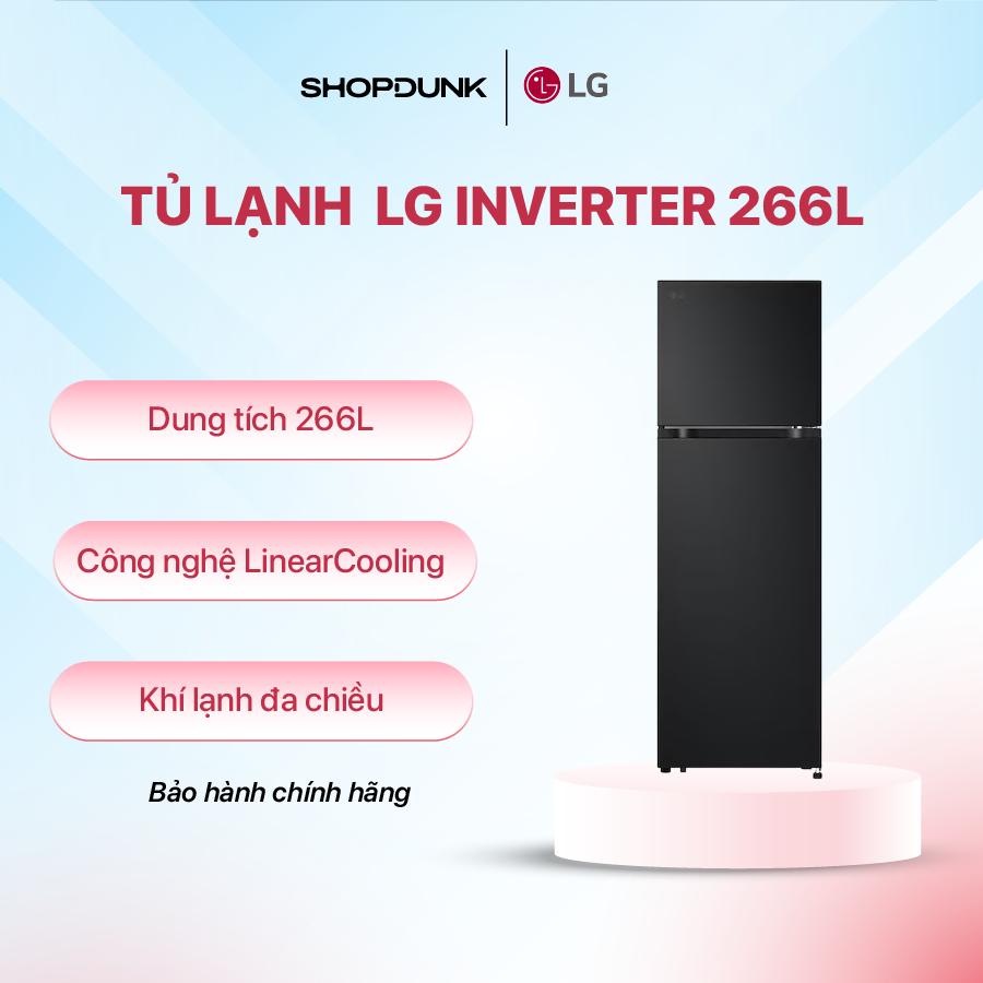 Tủ lạnh LG Inverter 266 lít LTB26BLM
