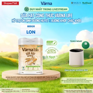 [LIVESTREAM PEWPEW] Thực phẩm bổ sung sữa hạt công thức Varna Life (Lon 800gr) - Lactosefree