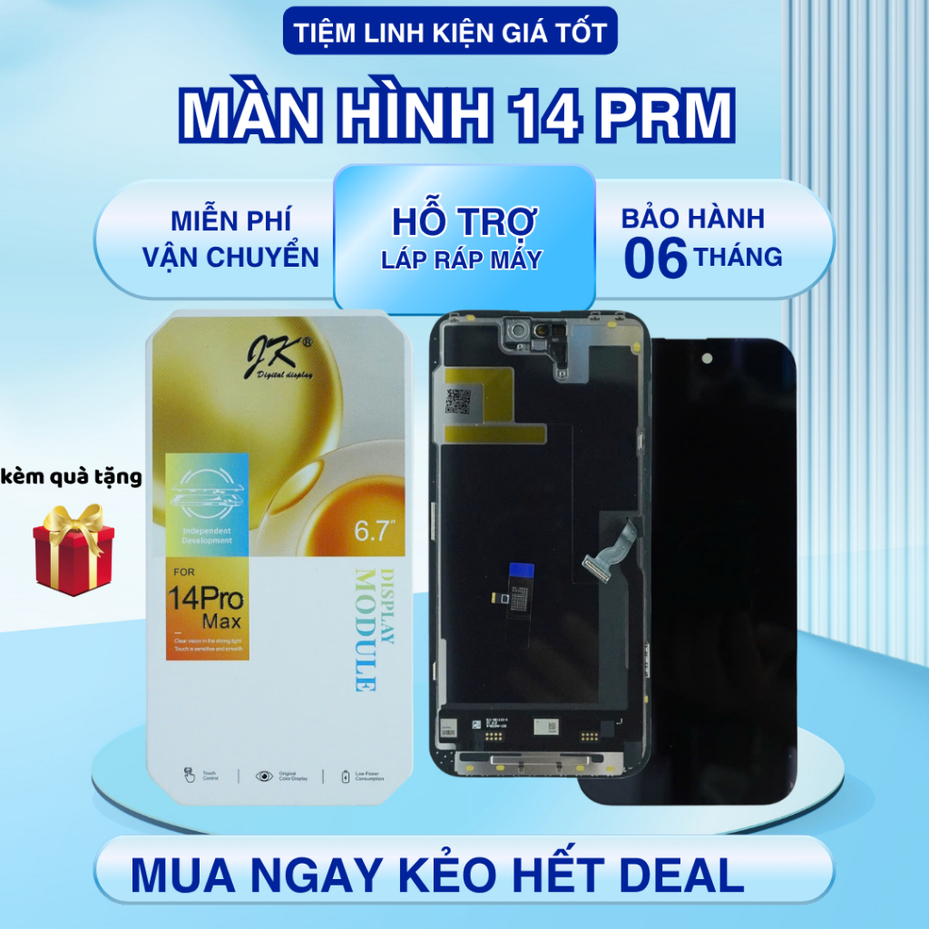 Màn hình tương thích 14 PRM JK INCELL (Tăng kèm keo)