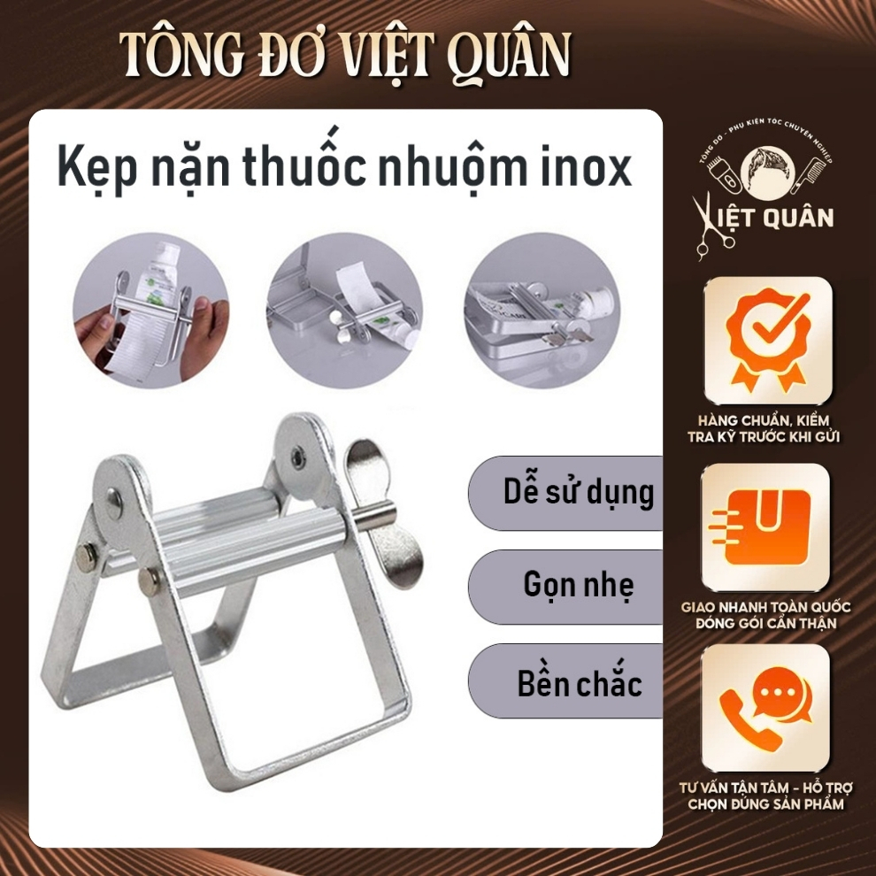 Cây nặn thuốc hợp kim nhôm kẹp thuốc nhuộm cao cấp KN03