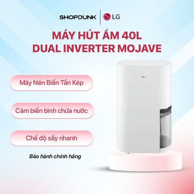 Máy hút ẩm LG Dual Inverter DD23GMWE1.ABAE (Màu trắng) - Chính hãng