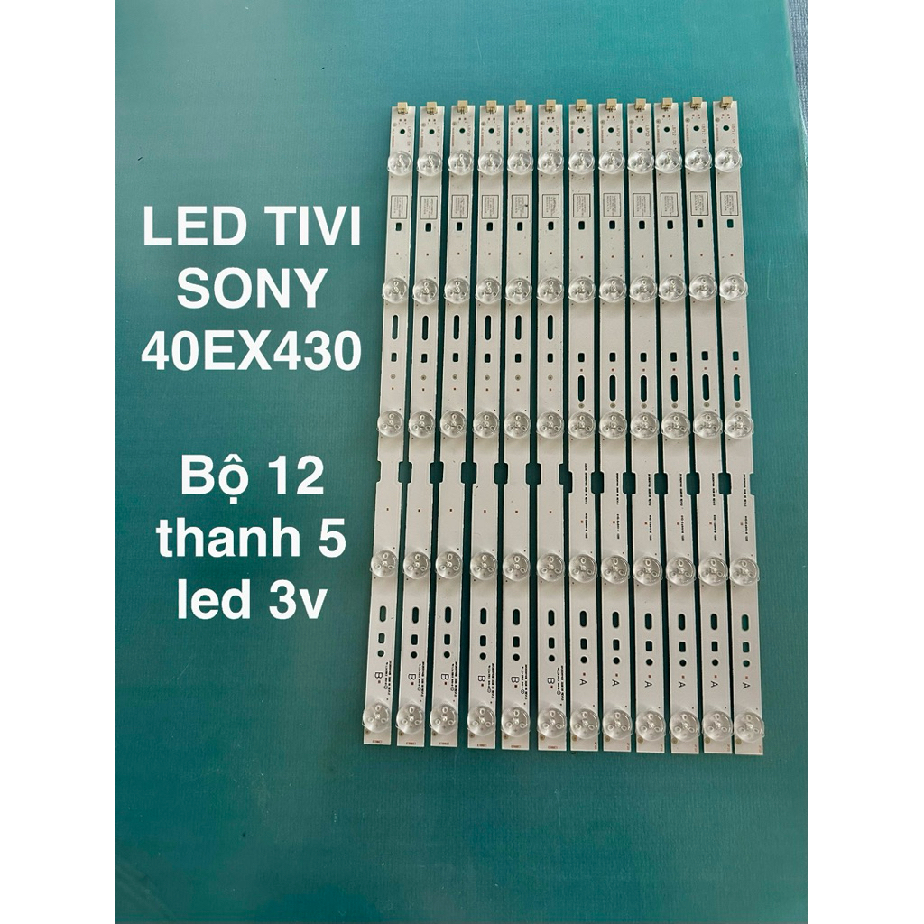 LED TIVI SONY 40EX430/ 12 thanh 5 led 3v