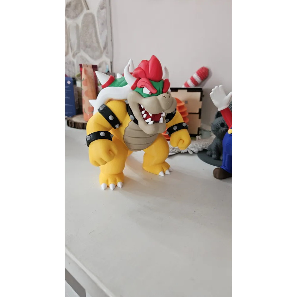 Mô hình Bowser Mario decor để trang trí bàn siêu đjep