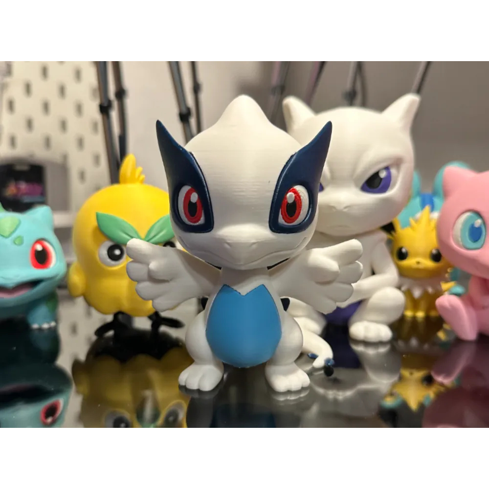 Mô hình Pokemon Lugia Chibi trang trí để bàn dễ thương, siêu đẹp in 3D