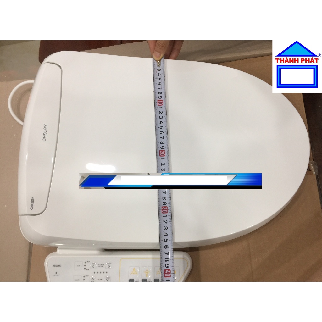 Nắp rửa điện tử CAESAR TAF400H - Trắng, 443x507mm