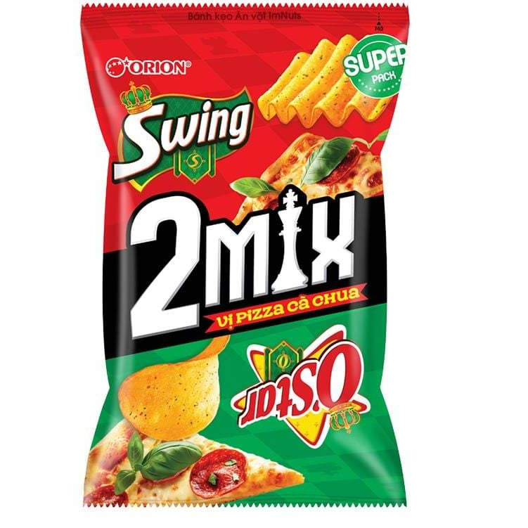 Bánh Snack Swing 2 mix vị pizza cà chua 30g