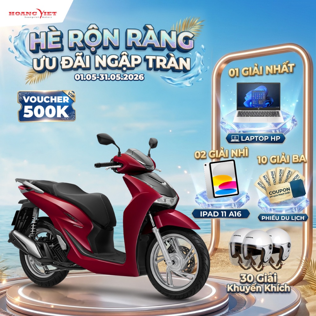 Xe Máy Honda SH 160i 2026 - Phiên Bản Cao Cấp