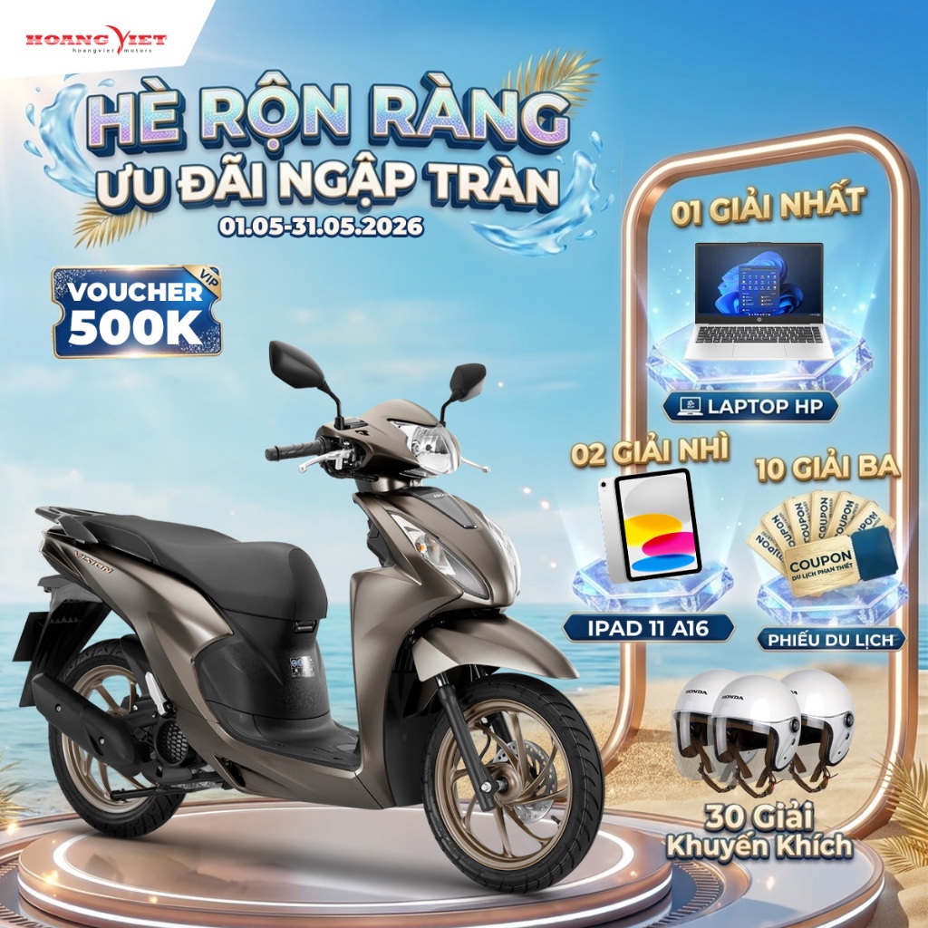 Xe Máy Honda Vision 2026 - Phiên Bản Đặc Biệt