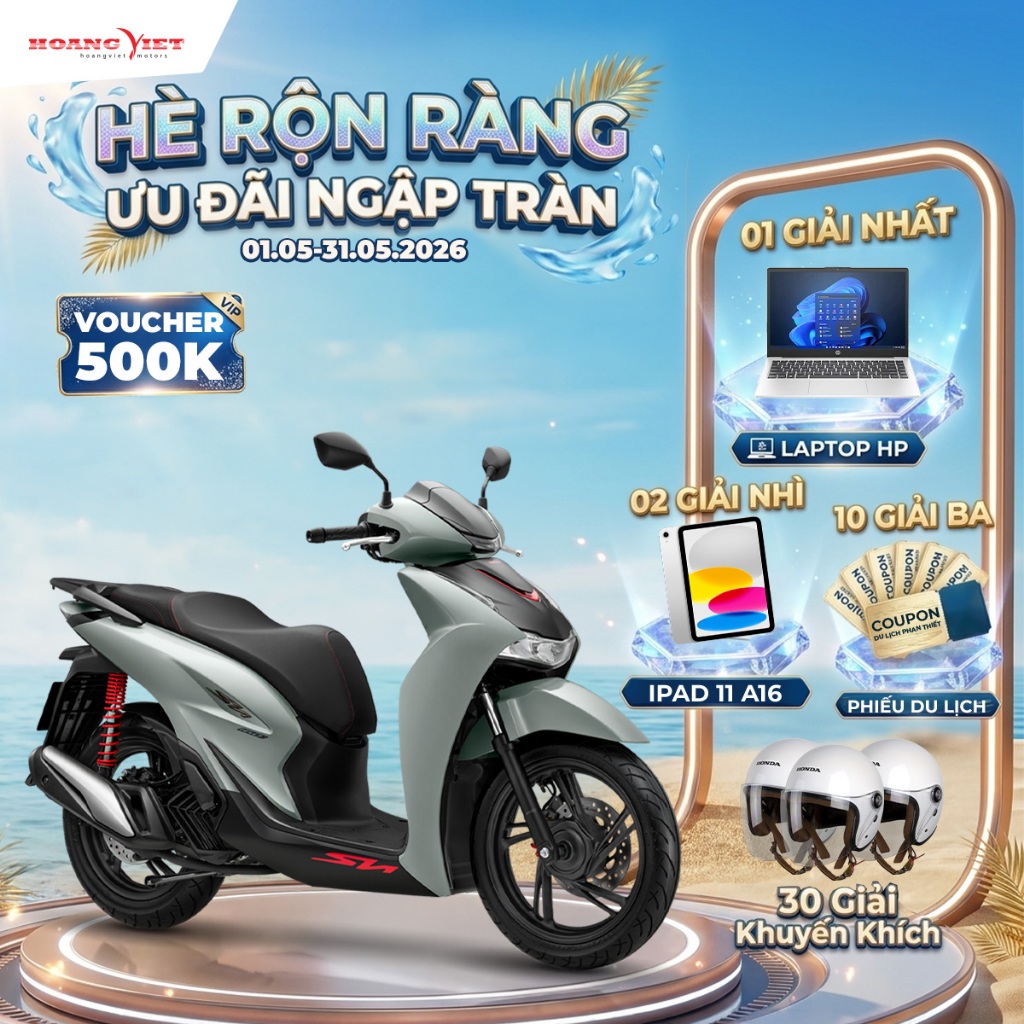 Xe Máy Honda SH 160i 2026 - Phiên Bản Thể Thao