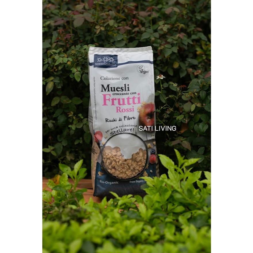 Ngũ cốc giòn Muesli Mix berry hữu cơ Sottolestelle