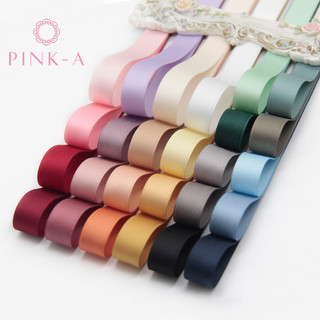*(SET 2M/CUỘN 9M) Ruy băng lụa mờ Hàn Quốc cao cấp CỠ 16MM làm nơ, trang trí DIY, decor, gói quà, gói hoa, phụ kiện may