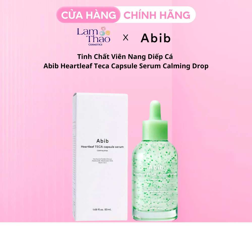 Tinh Chất Viên Nang Diếp Cá Làm Dịu Da Abib Heartleaf Teca Capsule Serum Calming Drop